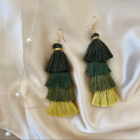 Kona” Earrings / Tassels Color Earrings - Picture 4 of 5